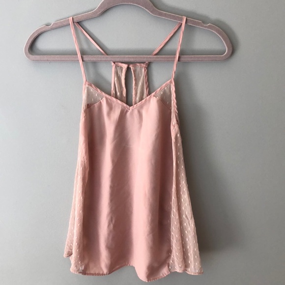 Urban Outfitters Tops - Kimchi Blue: v neck polka dot lace tank